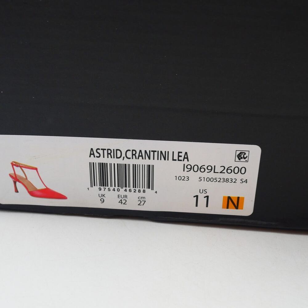 NEW Naturalizer Women's 11 Narrow Astrid Pumps Heels Shoes Crantini Red Leather - Picture 10 of 10